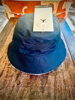 Jordan Black/Camo Embroidered Flight Bucket Hat